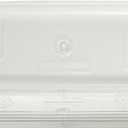 Idyllize Oval 5 Pieces of 14 by 4 5/8 Inches Clear Plastic Heavy Duty Plant Saucer Drip Trays for pots, Window Sills and Window Shelf (14'' x 4.6'')