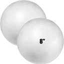 Styrofoam Balls 8 Inch,2PC Large White Foam Balls for Crafts, DIY Craft Giant Foam Ball for Home and School,Smooth Solid Round Ball(Styrofoam-8in-2pc)