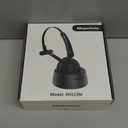 Mopchnic Bluetooth Headset, Wireless Headphone with AI Noise-Canceling Microphone On Ear Wireless Headset with USB Dongle for Computer Office (Black)