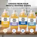 HARRIS Multi-Purpose Pure Liquid Castile Soap for Home Cleaning, Multi-Purpose Cleaner, For Dish Soap, Laundry Detergent, Kitchen and Bathroom Surfaces, Kids Rooms, Unscented, 64 Oz (64 Fl Oz (Pack of 1))