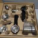 PHILIPS Barista Brew Semi Automatic Espresso Machine - Single & Double Espresso,Americano, 250g Bean Container+Grinder+Milk Jug with temperature indicator,Calibrated Tamping,Metal Silver (PSA3218/01)