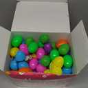 The Dreidel Company 100-Pack Fillable Easter Eggs with Hinge Bulk Colorful Bright Plastic Easter Eggs, Perfect for Easter Egg Hunt, Suprise Egg, Easter Hunt, 2.3" Assorted Colors (100-Pack)