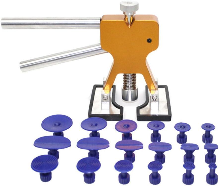 19pcs Auto Body Paintless Dent Removal Repair Tool Kits Glue Puller Smile Dent Lifter with Pro Glue Puller Tabs