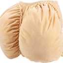 Hotop Fake Butt Halloween Costume Accessories Costume for Adults Big Butt Suit Old Lady Costume for Halloween Cosplay Dress Party, Solid Nude Color