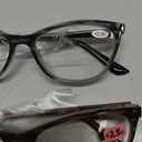 Bifocal Reading Glasses Women Cat Eye Blue Light Blocking Computer Reader Clear Top No Line Transition Ladies Eyewear