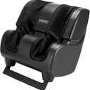 Homedics Foot and Calf Massager, Deep Kneading Rolling Massage with 4 Programs, 3 Intensities, Adjustable Tilt for Comfort & Washable Liners. Foot Massager Machine That Hits The Calf at The Same time