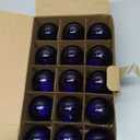 15 Pack S14 LED String Light Bulbs, Shatterproof 2 Watt Purple Replacement Bulbs for Outdoor String Light, Waterproof Decorative E26 Base Purple Filament Halloween Edison Lights, 120V