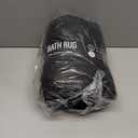 GORILLA GRIP Bath Rug Mat, Thick Soft Absorbent Chenille, Quick Dry Microfiber Mats, Rubber Backing Washable Shower Floor Rugs, US Designed Bathroom Bathmat Home Decor Accessories, 24x17, Black