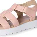 Amazon Essentials Girls' Closed Toe Fisherman Sandals