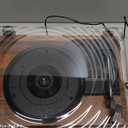 Vinyl Record Player with Upgraded Speakers and USB,Belt-Driven Bluetooth Turntable with 3 Speed AUX Input Headphone Jack and RCA Output