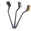 Brass Brush, Small Wire Brush.Used for Stove Cleaning, 7-inch Small Toothbrush, Mini Kitchen Cleaning Brush, Rust Removal Industrial Brush, Stainless Steel Stationery Brush, 7 Pack