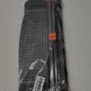 Evteck Paper Cutter 12 Inch Paper Trimmer Slider Crafting Scrapbooking Supplies for A4 Vinyl Photo Cardstock with Security Blade and Foldable Ruler (Black)