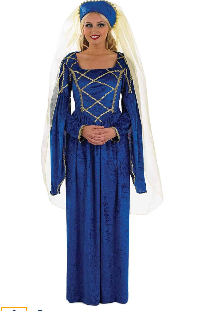 Womens Tudor Queen Costume
 L