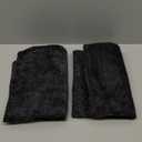 MIULEE Pack of 2 Lumbar Couch Throw Pillow Covers 20x12 Inch Black Modern Boho Accent Decorative Pillow Covers Soft Chenille Farmhouse Cushion Covers for Home Decor Bed Sofa Living Room