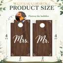 11 Pcs Wedding Cornhole Game Set, Mr & Mrs Cornhole Bags