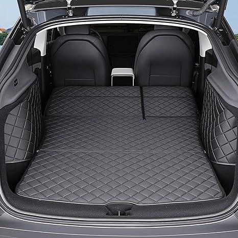 Topfit for Tesla Model Y Trunk Mats Cargo Liner Waterproof Dog Car Seat Covers Protector All-Weather Trunk Floor Mat for Tesla Model Y Juniper Accessories 2025-2026