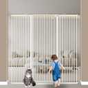 57" Extra Tall Cat Gate for Doorway,57.5"-62.2" Width, Extra Tall Baby Gate Tall Dog Gate Wide Baby Gate Safety,Narrow Auto-Close for Indoor Stairs, Doorways, and Kitchen