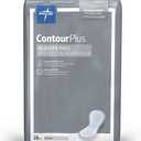 Medline ContourPlus Bladder Control Incontinence Pads, Moderate Absorbency, 5.5" x 10.5", 28 Count 12 bags