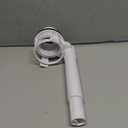 Haofy Toilet Flush Valves ABS Plastic Toilet Fitting Push Button Dual Drain Valve Water (# 1)