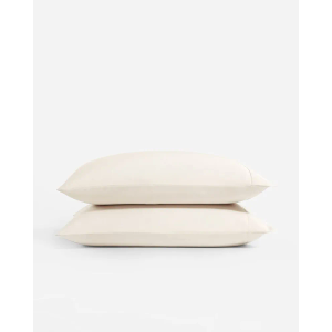 Mayfair Linen 100% Viscose Derived from Bamboo Pillow Cases - King Size Set of 2, Silky Soft, Breathable, Organic, Cooling Luxury Pillow Cover - Ivory