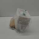 Storage Bins with Lids 6 Packs, Plastic Storage Bins with Bamboo Lids for Pantry Organization and Storage Containers for Shelves Drawers Desktop Closet Playroom Classroom Office Home, White