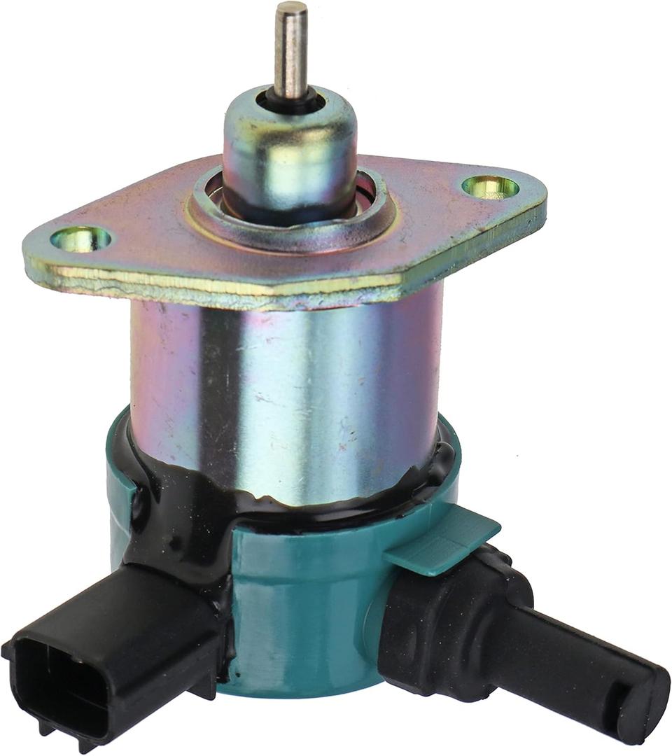JEENDA Fuel Shutoff Solenoid 17208-60010 for Kubota V1205 V1505 V1305 D1105 D1005 D905 Engine 12V Stop Solenoid Valve 17208-60012 17208-60015 17208-60016 17208-60017