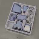 HOHOLE 5-in-1 Bikini Trimmer for Women, IPX7 Waterproof Electric Razors Shaver, Cordless Body Hair Trimmer, Facial & Pubic Hair Removal, Ceramic Blade (Sky Blue)