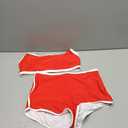 AngiMelo High Waisted Bikini Sets for Women Two Piece Tummy Control Swimsuits Modest Bathing Suit Shorts Swim Suits Teens (X-Large)