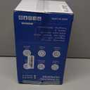 Stainless Steel Humidifier, 4L Ultrasonic Cool Mist Humidifiers with Only 3 Parts Easy to Clean, Top Fill Humidifier with 1-9H Timer, 28dB Whisper-Quiet, Filterless for Bedroom Large Room