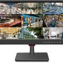 Jexiop 19 Security Monitor,Small Surveillance Monitor HDMI VGA and BNC Input,Computer Monitor with Speakers for CCTV DVR Office and Home Security Camera System Surveillance