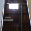 Suidia Bathroom Mirror, 60" x 36" Wall Mirror Metal Framed, Bathroom Vanity Mirror for Living Room Bedroom Bathroom Entryway, Black, Rect Corner Style