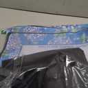 Blue Mahjong Learning Mat (33 x 33) with Black Carrying Bag, Anti-Slip, Noise-Reducing Mahjong Mat for Table, Board Games, Tile Games and Cards