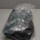 SIRUITON 51.2L x 15.7W x 23.6H Outdoor Cushion Storage Bag,Patio Furniture Cushion Storage Bag,Heavy Duty Rip Proof 600D Oxford,with Handle and Zipper of Waterproof Garden Cushion Storage Covers (Black)