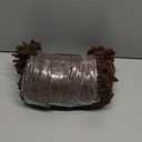 Yimobra Bathroom Rugs Non Slip Washable - Ultra Soft Absorbent Chenille Bath Mat, Quick Dry Shaggy Floor Carpet for Tub Shower, Brown Home Decor Accessories, 24x17 Inch