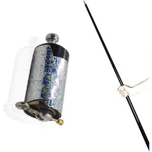 Magic Pocket Staff for Professional Magician Stage Portable, Pocket Arts Staff Magic Tricks Accessories(Black 150cm)