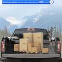 Aluminum Fishing Rod Holder for Truck Bed Holds 4 Fishing Rods, Truck Bed Fishing Rod Holder for Pickup, Gift for Truck Owners, Fishing, Outdoors, Dad, Family