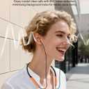 Neckband Bluetooth Headphones, Wireless Bluetooth 6.0 Earbuds with Microphone, Comfortably Light, Deep Bass Earphones 35H Playtime, IPX5 Waterproof, Magnetic Headset for Workout (Deep Orange)
