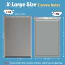 3-Flap Extra Large Dog Door Replacement Flap with Screws | Compatible with PetSafe Freedom PAC11-11040, Extreme Weather, Durable Flexible Replacement Flap, Fits 13 1/8" x 24 7/8" Doors
