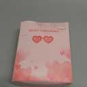 16 Pairs Heart Shaped Sunglasses Candy Color Rimless Fun Heart Glasses for Women Party Favors