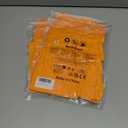 2 x Boys Cotton Long Sleeve Shirts Soft Breathable Crewneck Tees for Kids, Fashion Basic Tops 4-12 Years (Orange, XS)