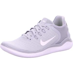 Nike Women's Free RN 2018 Black/White Running Shoe (5, Multicoloured Wolf Grey White White Volt 001)