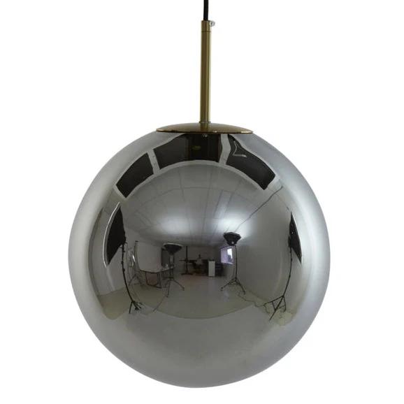  8-inch Globe Pendant Lighting for Kitchen Island Mid Century Modern Hanging Light Fixture with Milk Glass Globe Glass Black Industrial Hanging Ceiling Lights for Sink Bathroom Entryway 