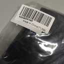 Womens Low Waist Denim Skirt Button Mini Cargo Jean Y2K Skirts with Pockets (Black)