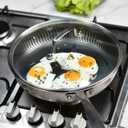12 IN Glass Lid with Stainless Steel Handle for Frying Pan, Tempered Replacement Cover Compatible for Skillets, Round Cast Iron, Cast Aluminium, Stainless Steel Pans & Pots (297mm-312mm)
