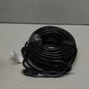 16/3 100 Ft Outdoor Extension Cord Waterproof, Weatherproof & Flame Retardant Black 3 Prong Power Cord Outside for Lawn & Garden, 10 Amps 1250 Watts 125 VAC 16AWG SJTW, ETL Listed