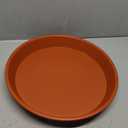 2 Pack of 16 17 inch Plant Saucer Tray (15 inch Base), 2.3" Depth, Heavy Duty Plastic Saucer 16" Round, Plant Tray for Pots, Flower Plant Saucers for Indoors (17 inch, Terracotta)