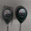 XLUX Long Probe Deep Use Soil Moisture Meter Sensor, Water Monitor Indicator, Hygrometer for Outdoor Indoor Large Pot Plants, Flower, Gardening, Farming, 2 Pack