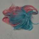 AGPTEK Multi-Color Ombre Short Bob Wig, Shoulder Length Hair Extension With Stretchable Hairnet