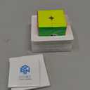 GAN 251 M Air, 2x2 Magnetic Speed Cube Stickerless 251 Mini Cube Puzzle Toy for Beginner(Frosted Surface Primary Internal)