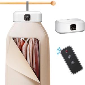 Portable Clothes DryerMini Laundry Dryers with Remote Control, Small Compact Foldable Electric Drying Machine with Dry Bag for Travel,RV, Home,Apartment, Standard Model